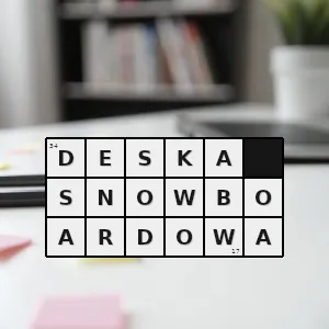 Hasło krzyżówkowe najważniejszy element wyposażenia służącego do uprawiania snowboardingu - deska snowboardowa – rozwiązanie, synonimy, podpowiedzi i definicje krzyżówkowe